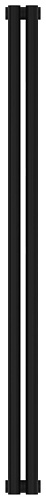 Радиатор Сунержа 31-0301-1202 Эстет-1 отопительный н/ж 1200х90 мм/ 2 секции, матовый черный
