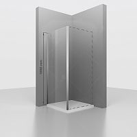 Боковая панель RGW 352205107-11 Z-050-1, 185 см для душевой двери, профиль хром