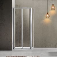 Душевой уголок Vincea VSR-1G8080CL Garda, 80х80 см, профиль хром/стекло прозрачное