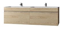 Тумба под раковину Velvex tpPUL.140-25 Pulsus 48х140 см, дуб сонома