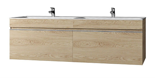 Тумба под раковину Velvex tpPUL.140-25 Pulsus 48х140 см, дуб сонома Тумба под раковину Velvex tpPUL.140-25 Pulsus 48х140 см, дуб сонома снят с производства