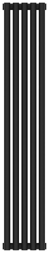 Радиатор Сунержа 15-0331-1205 Эстет-0 отопительный н/ж 1200х225 мм/ 5 секций, муар темный титан