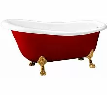 Акриловая ванна BelBagno BB04-ROS-ORO, 170х80