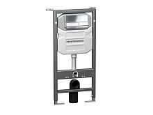 Система инсталляции Ceramica Nova CN1002CH Envision для унитазов, кнопка смыва Flat, хром Система инсталляции Ceramica Nova CN1002CH Envision для унитазов, кнопка смыва Flat, хром