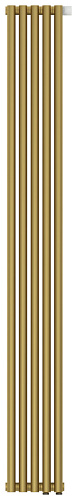 Радиатор Сунержа 032-0321-1805 Эстет-0 отопительный н/ж EU50 правый 1800х225 мм/ 5 секций, матовое золото