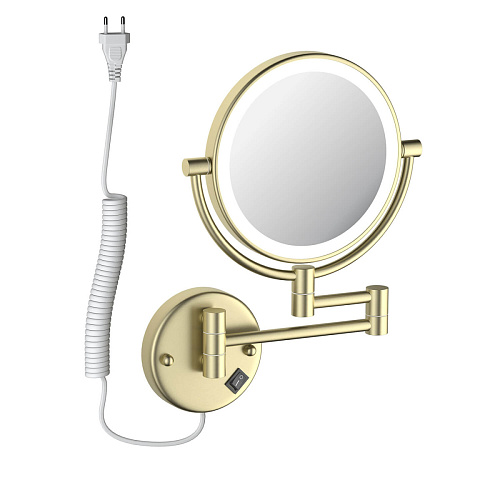 Зеркало косметическое Aquatek  AQ4915BG - купить в Санкт-Петербурге, цена на Зеркало косметическое Aquatek  AQ4915BG в интернет-магазине Керамос Зеркало косметическое Aquatek  AQ4915BG купить недорого в интернет-магазине Керамос