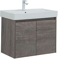 Тумба с раковиной Aquanet 00302527 Nova Lite, 76х46 см, темное дерево