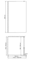Душевая перегородка WasserKRAFT Rur 30W40RG