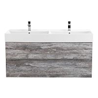 Тумба Cezares MOLVENO 46-120-2C-SO-2-LG Molveno 46 под раковину, серый