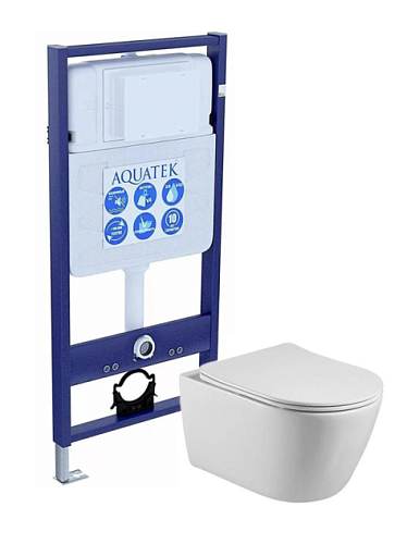 Биде подвесное Aquatek SET AQUATEK БЕТТА Биде подвесное Aquatek SET AQUATEK БЕТТА