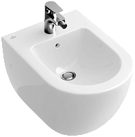 Биде Villeroy & Boch 740000R2 Subway подвесное 37х56 см, Star White CeramicPlus (ярко-белый)