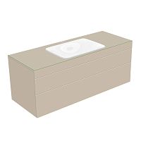 Тумба Keuco 31573280100 Edition 400 под умывальник 140х53.5 см, кашемир/стекло кашемировое матовое