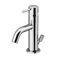 Смеситель Gattoni 2375/23C0cr Easy для раковины c донным клапаном, излив 100 мм цвет хром