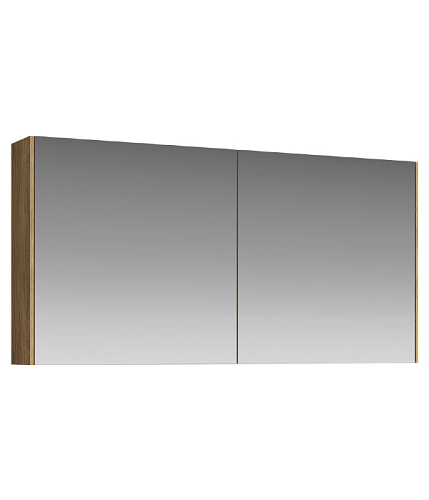 Зеркальный шкаф Aqwella MOB0412+MOB0717DB Mobi подвесной 120х60 см, дуб балтийский снят с производства