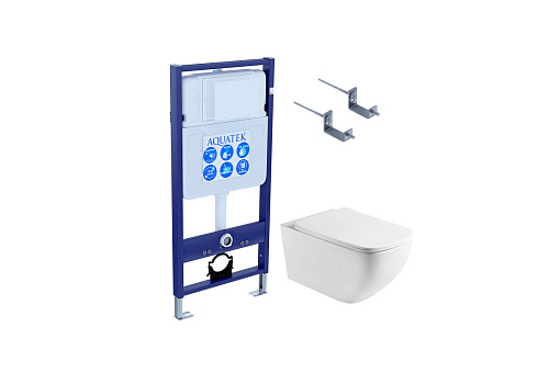 Инсталляция с подвесным унитазом Aquatek Медея SET AQUATEK МЕДЕЯ T