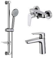 Комплект Aquatek AQ1131CR Бетта для ванной Set 3 в 1 (AQ1110CR + AQ1160CR + AQ2013CR), хром