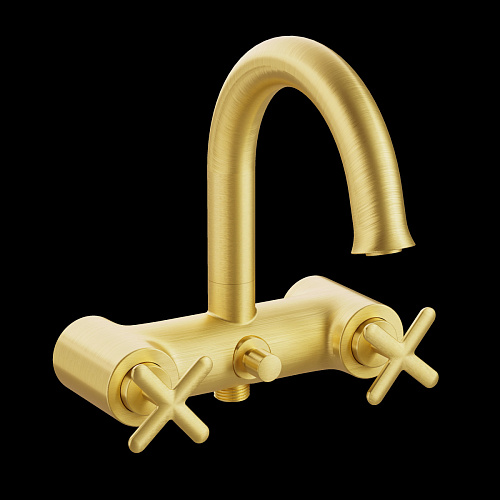 Смеситель Vitra A4289325 Origin Classic для ванны, золото Смеситель Vitra A4289325 Origin Classic для ванны, золото