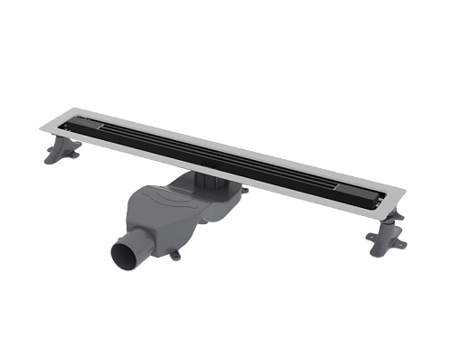 Душевой лоток Boheme 981-80-B B&T Infinity, черный