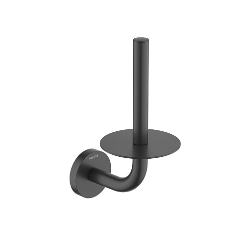 Бумагодержатель Aquatek AQ4207MB Оберон для запасного рулона, черный матовый - купить в Санкт-Петербурге, цена на Бумагодержатель Aquatek AQ4207MB Оберон для запасного рулона, черный матовый в интернет-магазине Керамос Бумагодержатель Aquatek AQ4207MB Оберон для запасного рулона, черный матовый купить недорого в интернет-магазине Керамос