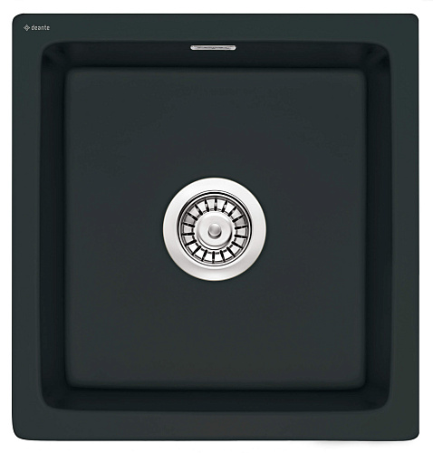Мойка Deante ZCB_N103 Sabor кухонная керамическая 45х47.5 см, Nero (черный)