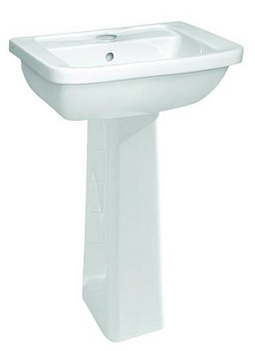 Раковина Vitra 9602B003-7650 Form 300 подвесная 55х47 см, с пьедесталом, 55х42 см, белая Раковина Vitra 9602B003-7650 Form 300 подвесная 55х47 см, с пьедесталом, 55х42 см, белая