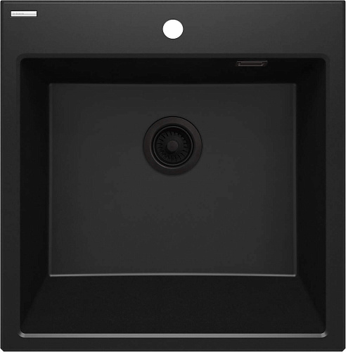Мойка Deante ZQE_N10K Eridan кухонная гранитная 60x61 см, полувстраиваемая, Nero (черный) Мойка Deante ZQE_N10K Eridan кухонная гранитная 60x61 см, полувстраиваемая, Nero (черный)