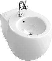 Биде подвесное Villeroy & Boch 741100R2 Aveo New Generation 40х59 см, Star White CeramicPlus (Ярко-белый)