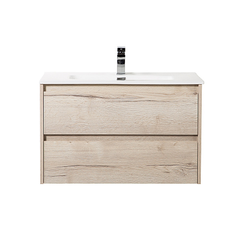 База BelBagno KRAFT-1000-2C-SO-RGB под раковину 100х46 см, подвесная, Rovere Galifax Bianco (белый дуб Galifax) купить недорого в интернет-магазине Керамос