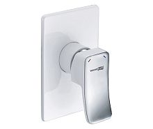 Смеситель WasserKraft Aller 10651WHITE для душа, белый хром Смеситель WasserKraft Aller 10651WHITE для душа, белый хром