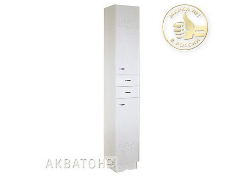 Шкаф-пенал Акватон Аттика (1A134803AT010) белый снят с производства