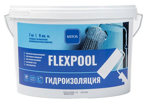Гидроизоляционная мастика Kiitos Flexpool 7 кг Гидроизоляционная мастика Kiitos Flexpool 7 кг
