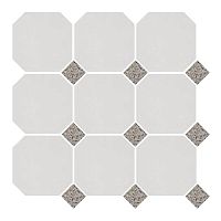 Неглазурованный керамогранит TOPCER Field Material 4416OCT09/1C_White/GraniteGray