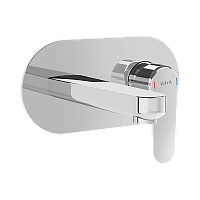 Смеситель Vitra A42721EXP Root Round для раковины встроенный, хром Смеситель Vitra A42721EXP Root Round для раковины встроенный, хром