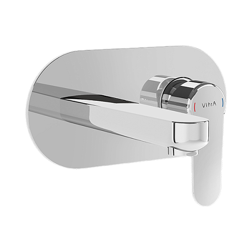 Смеситель Vitra A42721EXP Root Round для раковины встроенный, хром Смеситель Vitra A42721EXP Root Round для раковины встроенный, хром