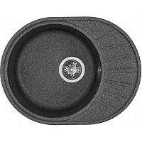 Мойка для кухни Акватон 1A711232CS210 Чезана 57х44 см, с крылом, графит Мойка для кухни Акватон 1A711232CS210 Чезана 57х44 см, с крылом, графит