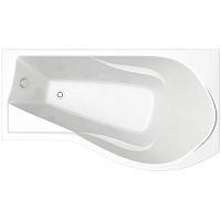 Ванна акриловая BAS В 00016 Капри без гидромассажа 170х95 см, белая Ванна акриловая BAS В 00016 Капри без гидромассажа 170х95 см, белая
