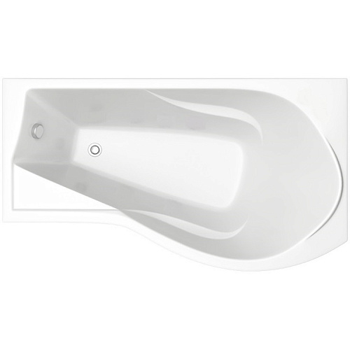 Ванна акриловая BAS В 00016 Капри без гидромассажа 170х95 см, белая Ванна акриловая BAS В 00016 Капри без гидромассажа 170х95 см, белая