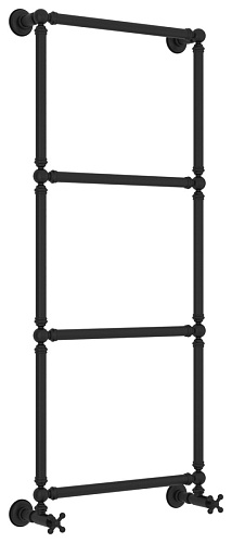 Полотенцесушитель водяной Сунержа 31-0280-1250 Ренессанс 1260х500 мм, матовый черный Полотенцесушитель водяной Сунержа 31-0280-1250 Ренессанс 1260х500 мм, матовый черный