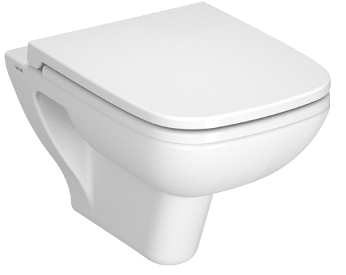 Чаша унитаза Vitra 7508B003-0075 S20 подвесного 36х52 см, безободковый, белый Чаша унитаза Vitra 7508B003-0075 S20 подвесного 36х52 см, безободковый, белый