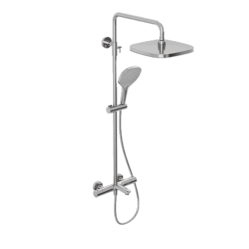 Душевая система с термостатом ABELSBERG Perfecta SNS61202CH Душевая система с термостатом ABELSBERG Perfecta SNS61202CH