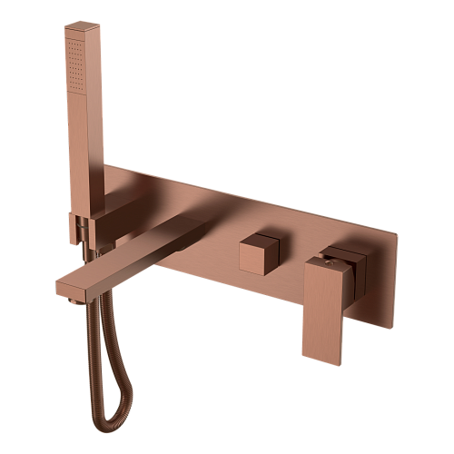 Смеситель для ванны Boheme Qubic 474-2-BRB Смеситель для ванны Boheme Qubic 474-2-BRB