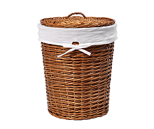 Корзина для белья WasserKRAFT WB-350-L Leine 46х46 см, коричневая Корзина для белья WasserKRAFT WB-350-L Leine 46х46 см, коричневая