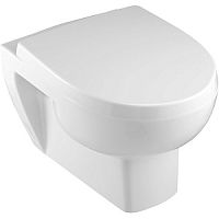 Комплект Jacob Delafon E4764-00+8409K-00 Odeon Up: подвесной унитаз + крышка-сидение Soft Close, белый