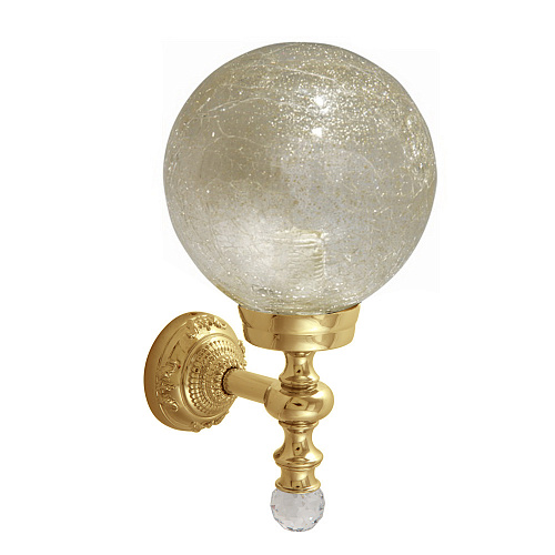 Светильник Migliore 16846 Cristalia настенный, стекло/золото/Swarovski купить недорого в интернет-магазине Керамос