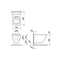 Унитаз подвесной, чаша Laufen Palace _8.2070.6.000.000.1 Унитаз подвесной, чаша Laufen Palace _8.2070.6.000.000.1