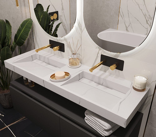 Столешница моноблок 121х45х8 Armadi Art FLAT NERO MARQUINA 859-120-NM купить недорого в интернет-магазине Керамос Столешница моноблок 121х45х8 Armadi Art FLAT NERO MARQUINA 859-120-NM купить недорого в интернет-магазине Керамос