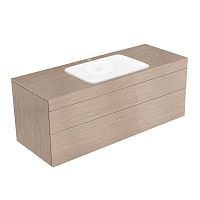 Тумба Keuco 31573870100 Edition 400 под умывальник 140х53.5 см, кашемировый дуб/кашемировый дуб