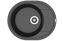 Мойка для кухни Florentina 20.240.B0580.302 Родос 58х47 см, с крылом, антрацит