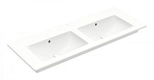 Раковина Villeroy & Boch 4111DJ01 Venticello двойная для установки на тумбу, альпийский белый