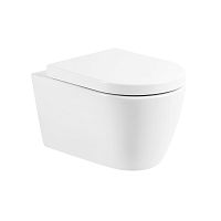 Чаша унитаза BelBagno BB105CHR MARINO подвесного, 36х52 см, безободкового, белая